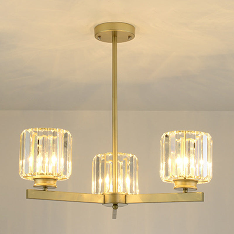 Lichte moderne luxe stijl verticale hanger verlichtingsarmaturen kristal hanglampje