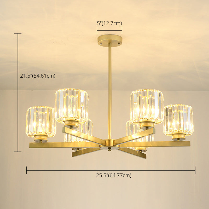 Lichte moderne luxe stijl verticale hanger verlichtingsarmaturen kristal hanglampje