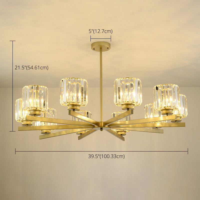 Lichte moderne luxe stijl verticale hanger verlichtingsarmaturen kristal hanglampje