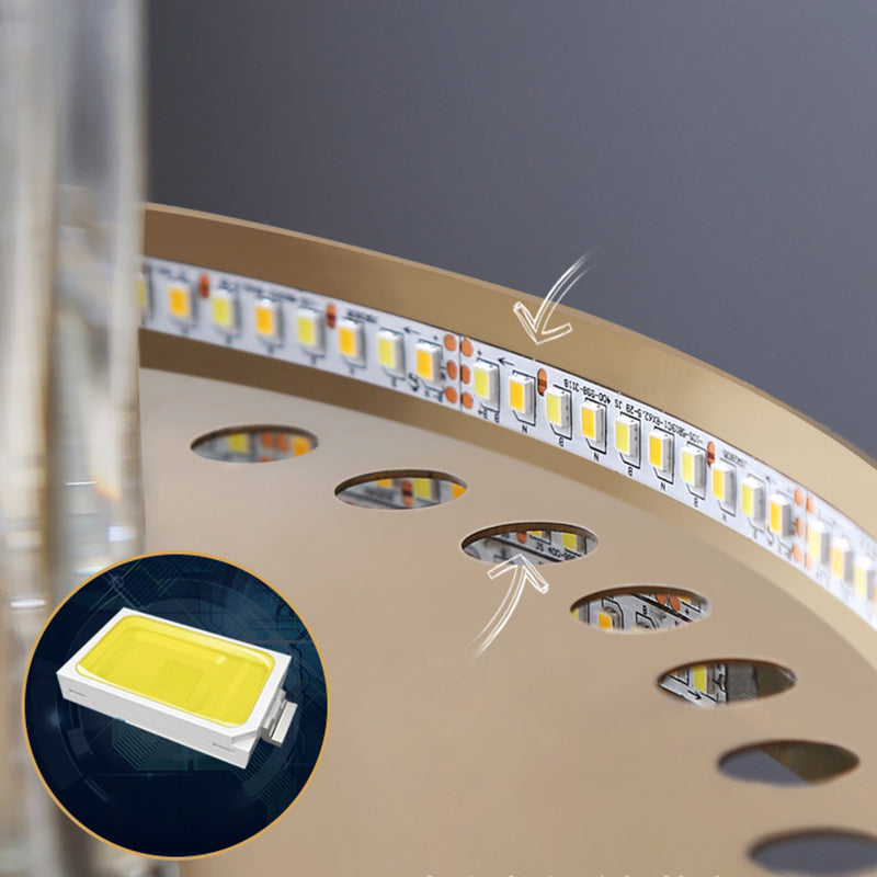 Luci a soffitto cilindriche a sospensione Lampada sospesa in stile di lusso moderno