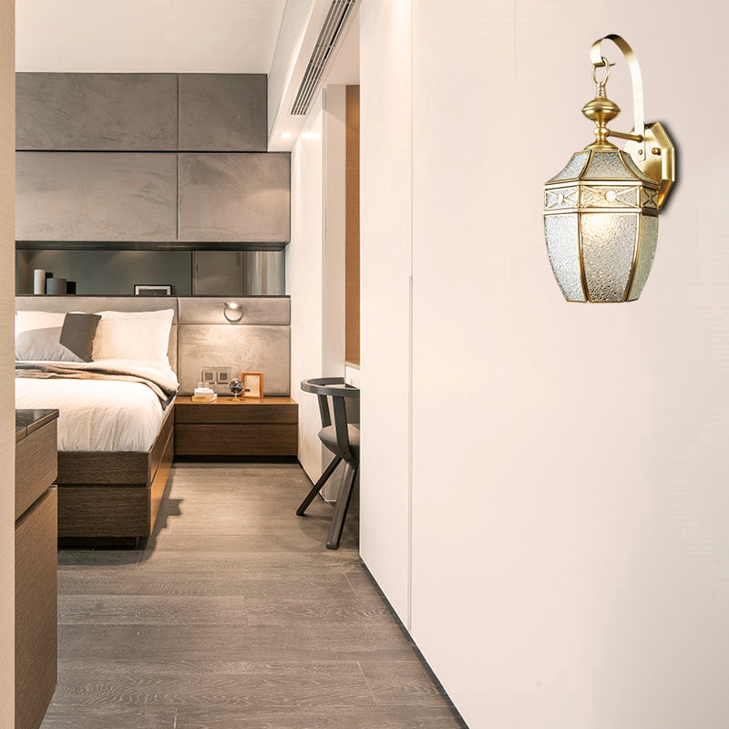 Luminaire à applique de lanterne traditionnelle