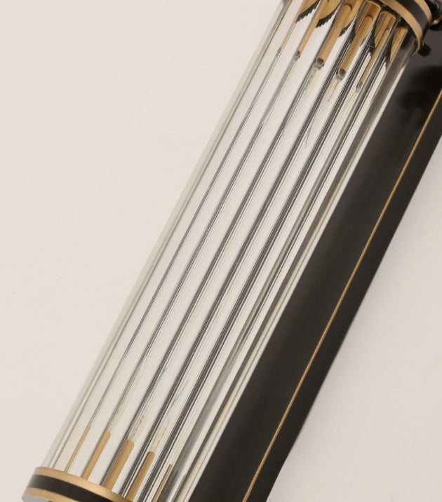 Contemporary Tubular Wall Mounted Lights Glass Flush Mount Wall Sconce for Living Room