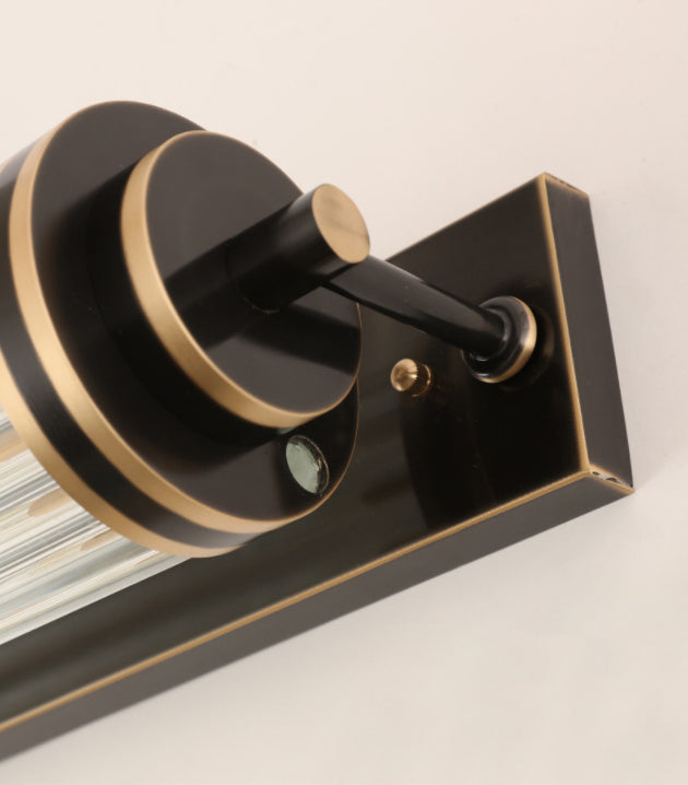 Contemporary Tubular Wall Mounted Lights Glass Flush Mount Wall Sconce for Living Room