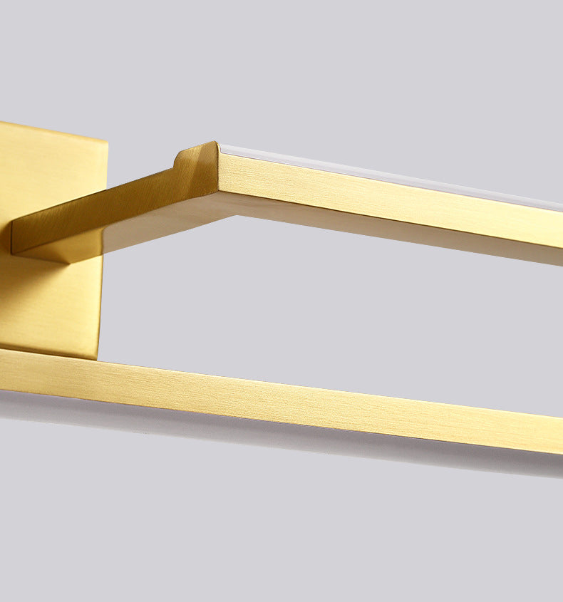 Postmodern Oval Ring Wall Mounted Lights Acrylic Flush Mount Wall Sconce for Bathroom