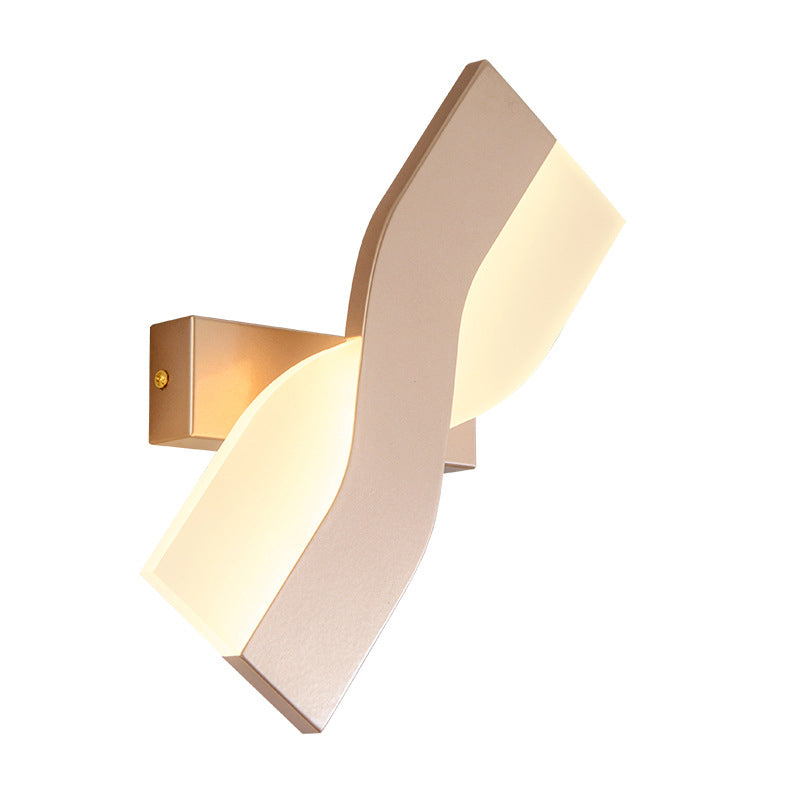 Contemporary Style Wall Light Rotatable LED Acrylic Sconce Light Fixture for Bedside