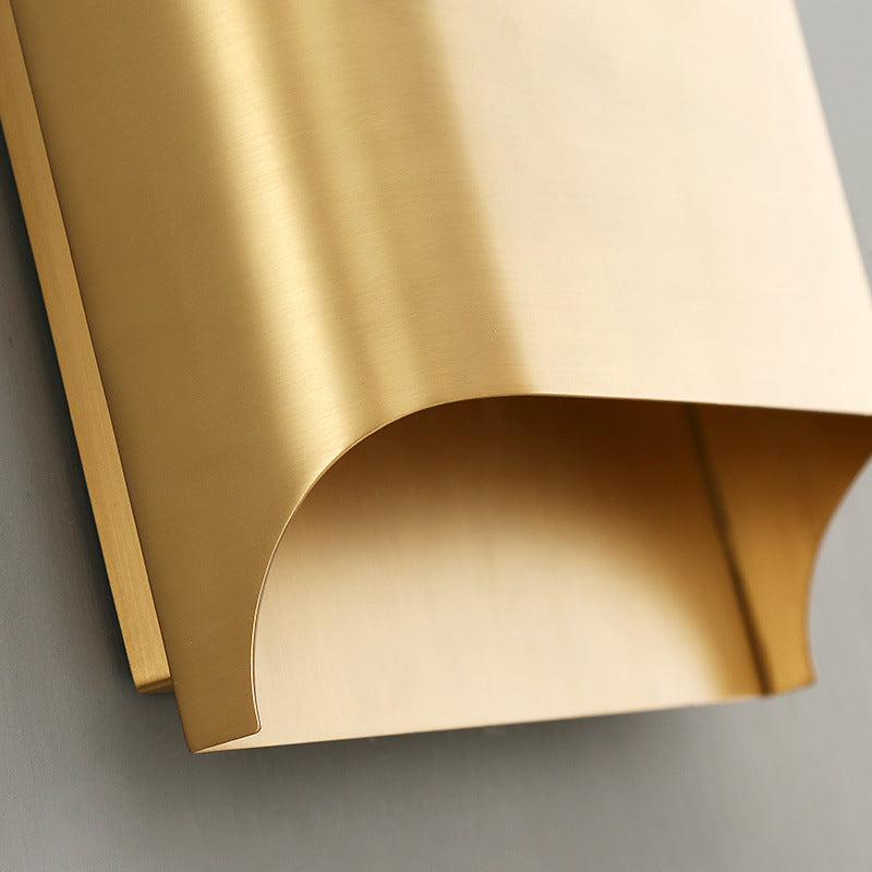 Modern Simplicity Geometric Wall Mounted Lamps Aluminum Wall Mount Light Fixture for Bedroom