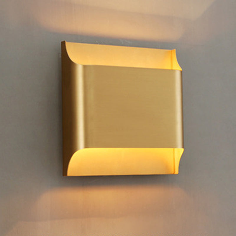 Modern Simplicity Geometric Wall Mounted Lamps Aluminum Wall Mount Light Fixture for Bedroom