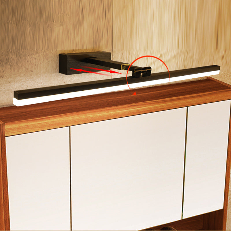 Modern Minimalist Style Linear Vanity Lighting Fixtures Acrylic Vanity Sconce