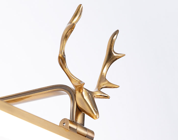 American Style Linear Vanity Lighting Fixtures with Antlers Acrylic Vanity Sconce