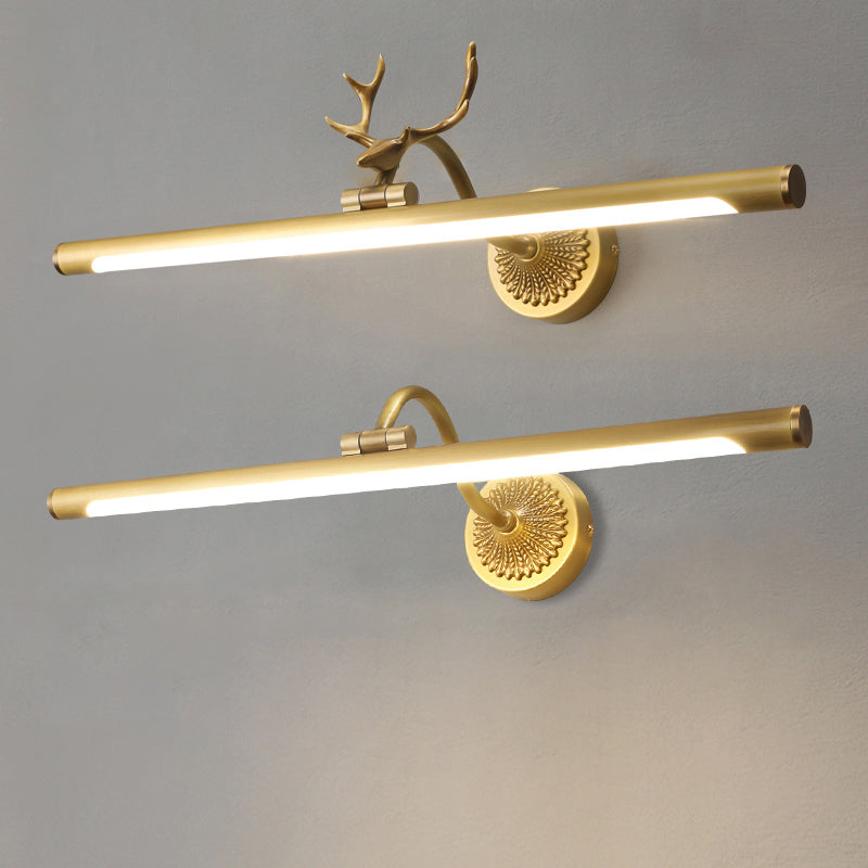 Luce Extravagant Linear Vanity Fishestures Acrilic Vanity Sconce