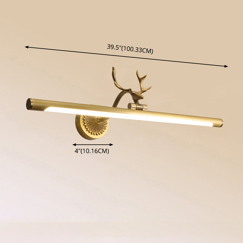 Luce Extravagant Linear Vanity Fishestures Acrilic Vanity Sconce