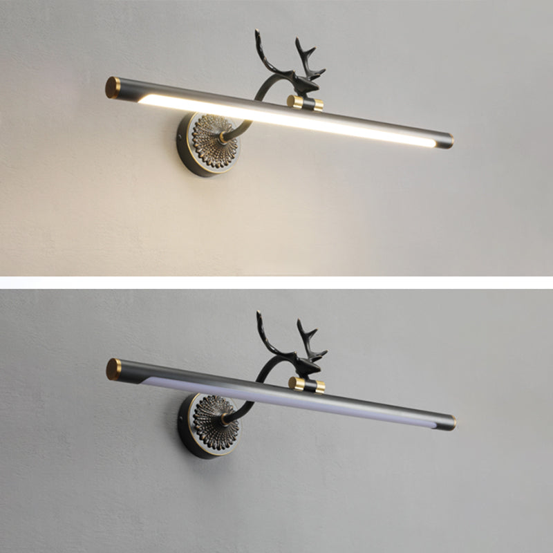 Luce Extravagant Linear Vanity Fishestures Acrilic Vanity Sconce