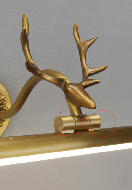 Luce Extravagant Linear Vanity Fishestures Acrilic Vanity Sconce