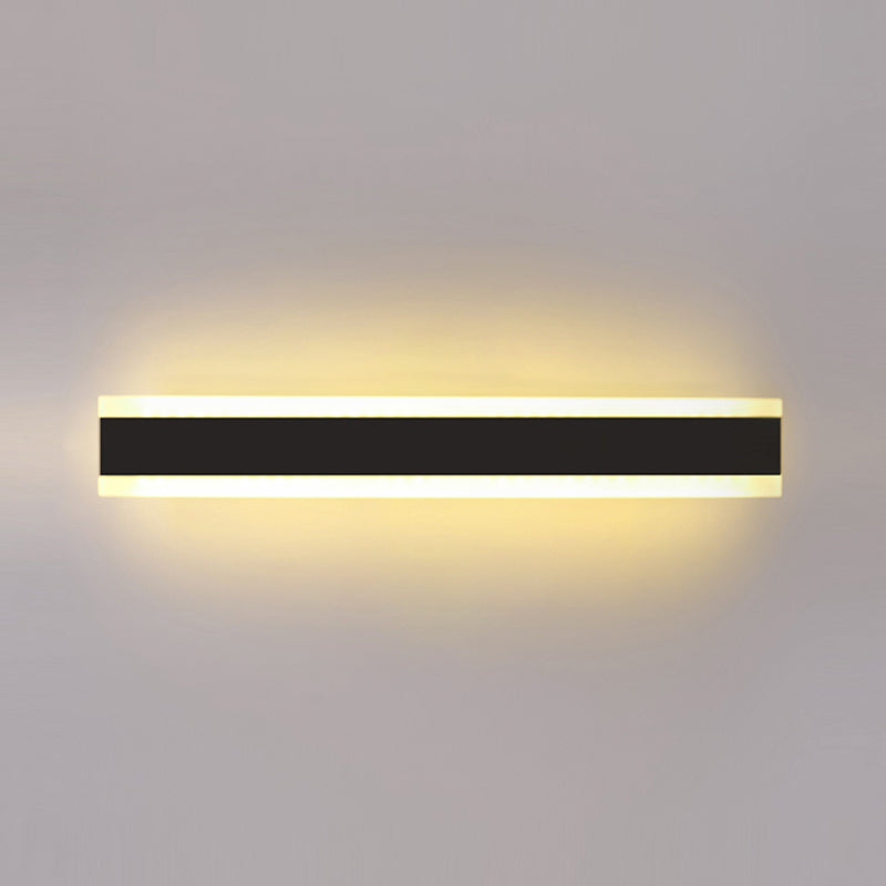 Modern Minimalist Style Linear Vanity Lighting Fixtures Metal Vanity Sconce