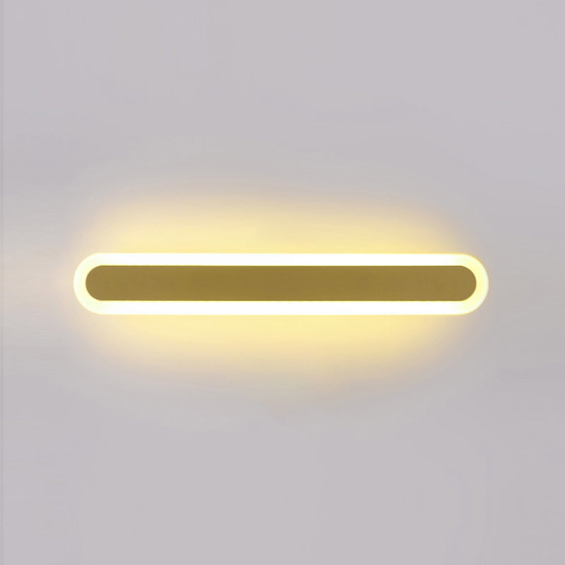 Modern Minimalist Style Linear Vanity Lighting Fixtures Metal Vanity Sconce