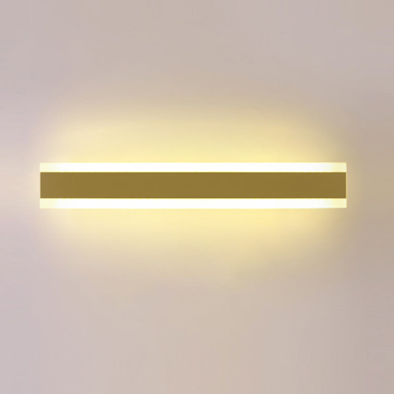 Modern Minimalist Style Linear Vanity Lighting Fixtures Metal Vanity Sconce