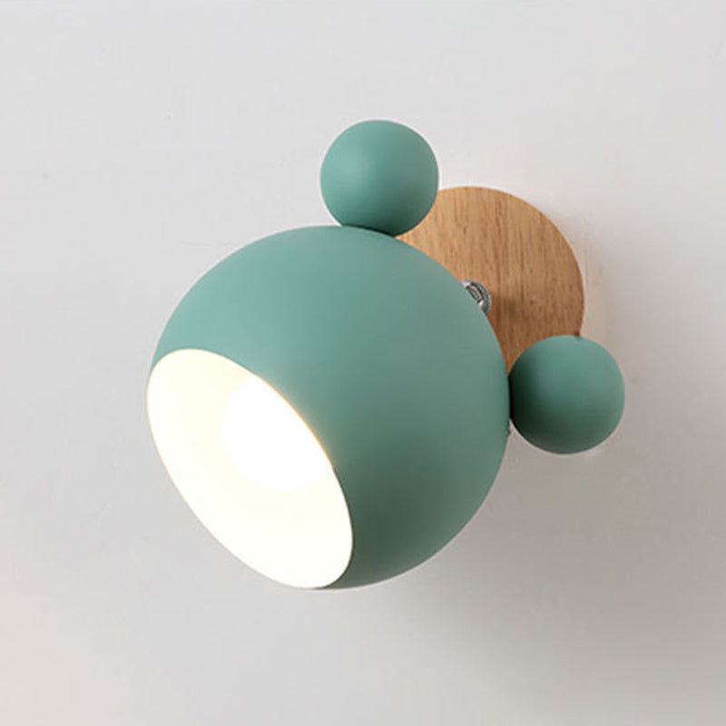 Nordic Style Semicircle Wall Mount Lighting Metallic Wall Mounted Light Fixture for Bedroom