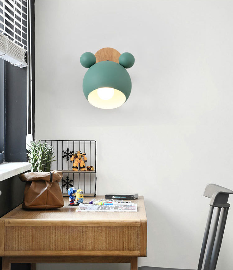 Nordic Style Semicircle Wall Mount Lighting Metallic Wall Mounted Light Fixture for Bedroom