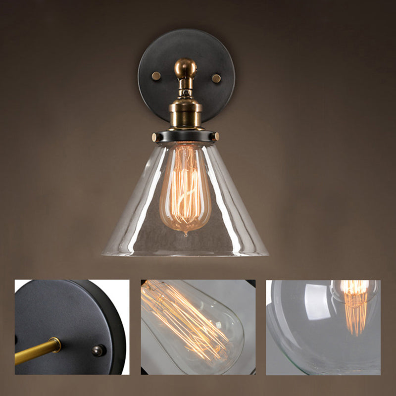 Luminaire de luminaire d'once d'ombrage en verre