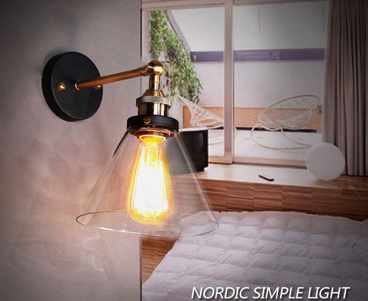 Luminaire de luminaire d'once d'ombrage en verre