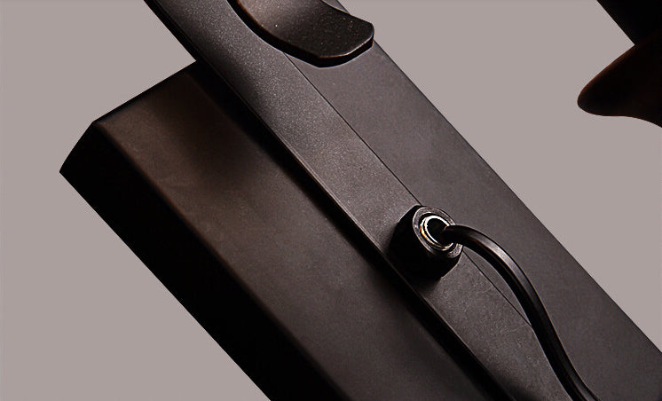 Style de style industriel ombré mural en verre clair appliques murales d'éclairage en clair