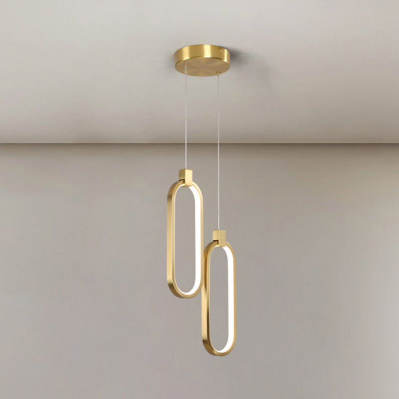 Apparecchi di illuminazione a sospensione circolare Postmoderna Luce sospesa in stile lusso