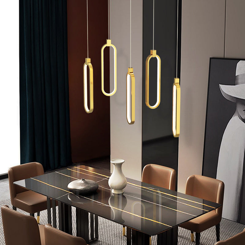 Apparecchi di illuminazione a sospensione circolare Postmoderna Luce sospesa in stile lusso