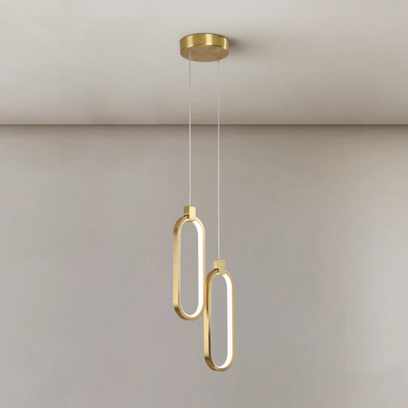 Apparecchi di illuminazione a sospensione circolare Postmoderna Luce sospesa in stile lusso