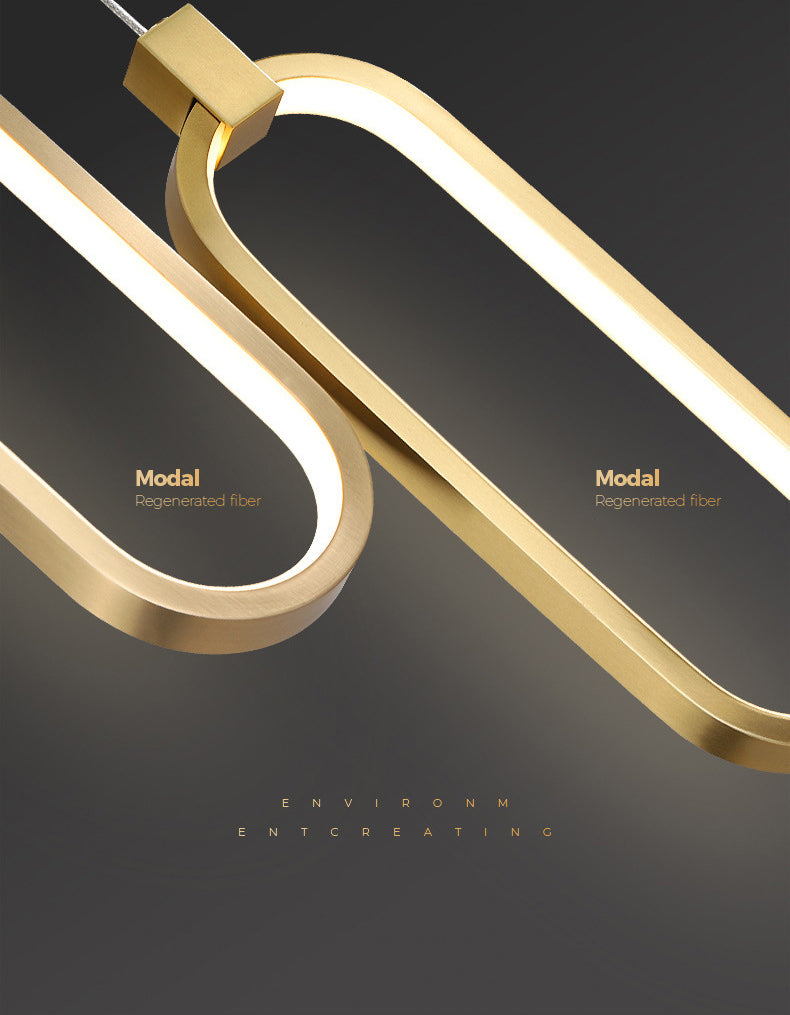 Apparecchi di illuminazione a sospensione circolare Postmoderna Luce sospesa in stile lusso