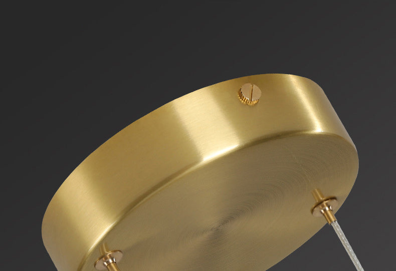 Apparecchi di illuminazione a sospensione circolare Postmoderna Luce sospesa in stile lusso