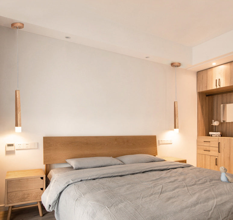 Holzstab mehrleichter Anhänger minimalistischer Acrylhängedecke für den Untersuchungsraum