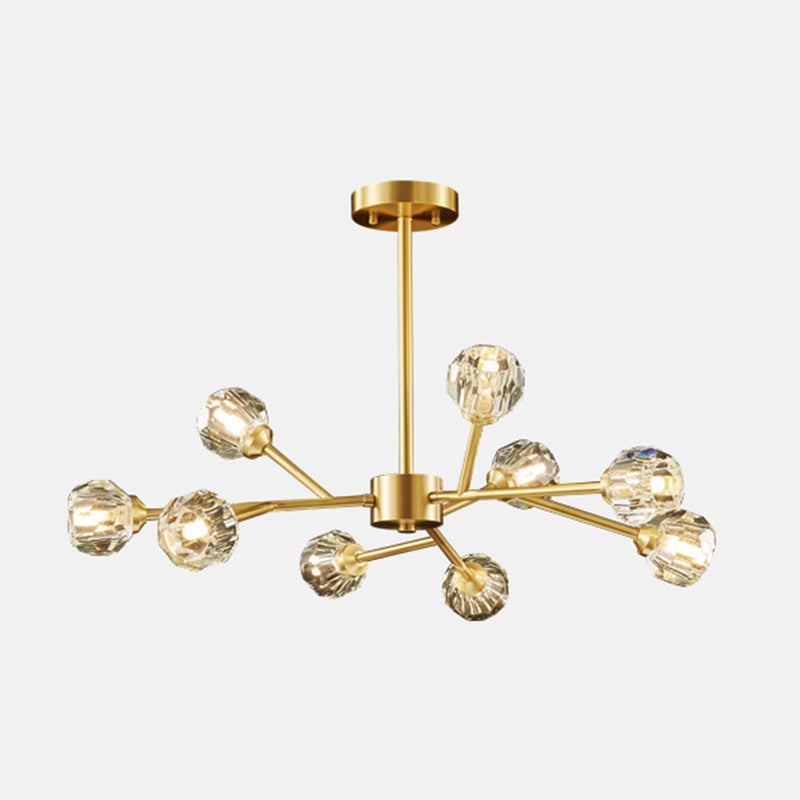 Luces de techo colgantes de rociado de estilo de lujo posmodernos