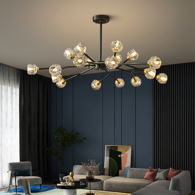 Luces de techo colgantes de rociado de estilo de lujo posmodernos