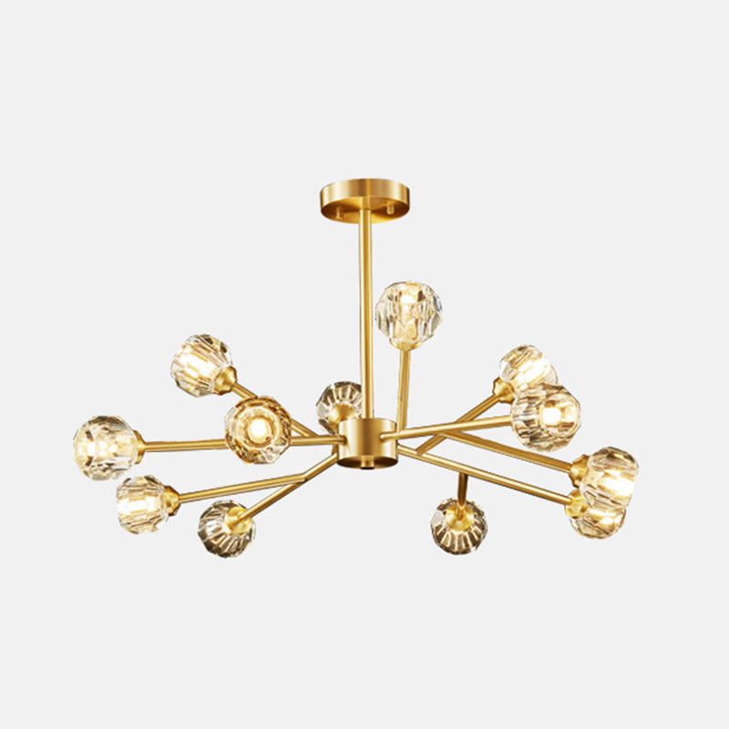 Luces de techo colgantes de rociado de estilo de lujo posmodernos