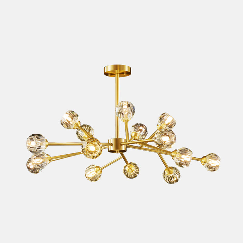 Luces de techo colgantes de rociado de estilo de lujo posmodernos