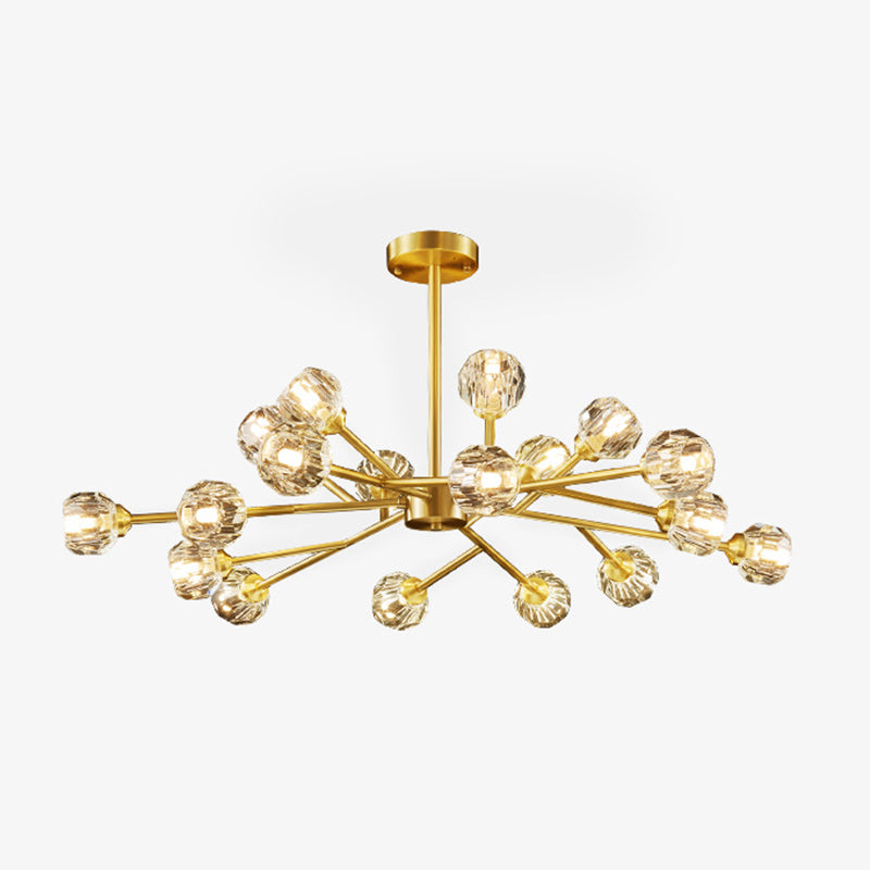 Luces de techo colgantes de rociado de estilo de lujo posmodernos