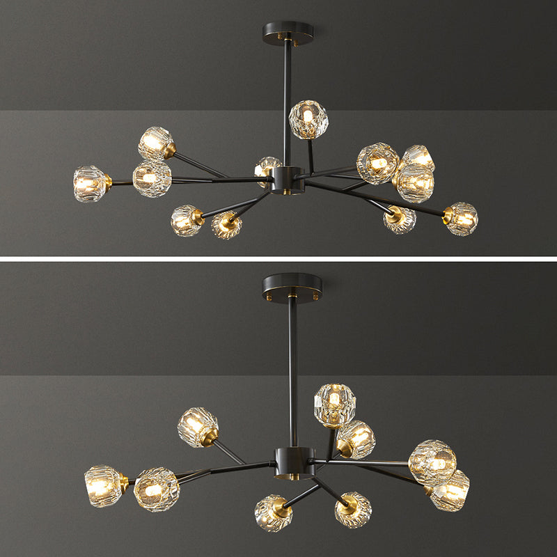 Luces de techo colgantes de rociado de estilo de lujo posmodernos