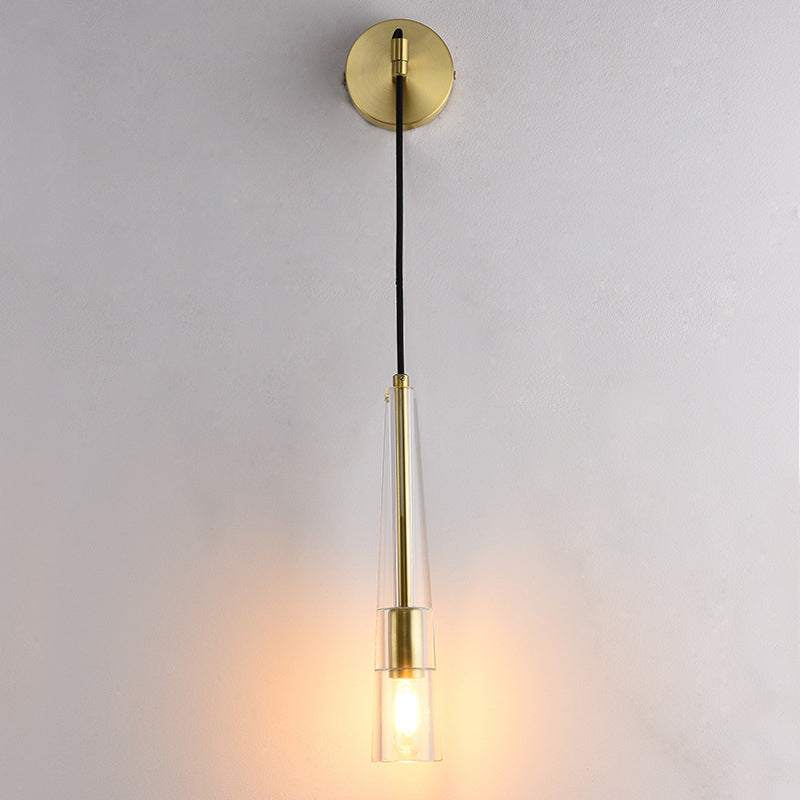 Lampade a parete triangolare di semplicità postmoderna Fissature per la parete per camera da letto