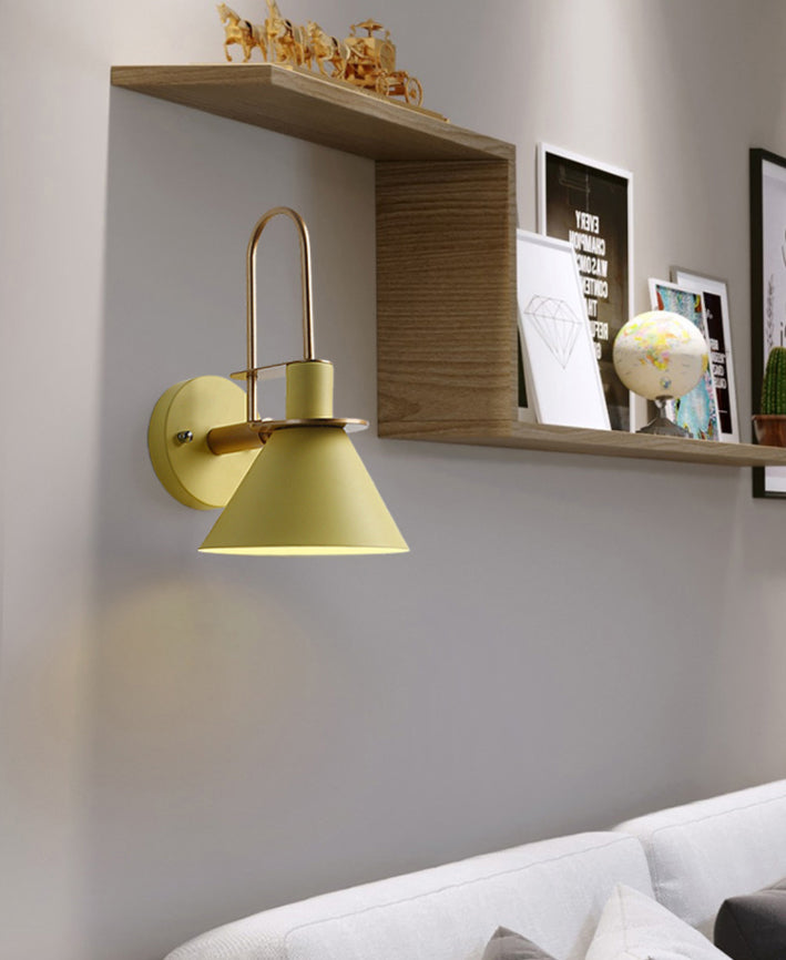 Apparecchiatura del corridoio a cono in metallo in metallo in stile Nordic