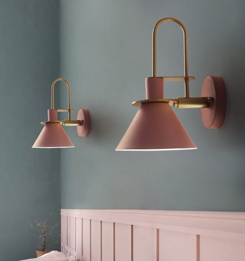 Apparecchiatura del corridoio a cono in metallo in metallo in stile Nordic