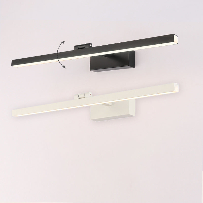 Nordic Style Simplicity Waterproof Vanity Light Rotatable Acrylic Liner LED Mirror Light for Washroom