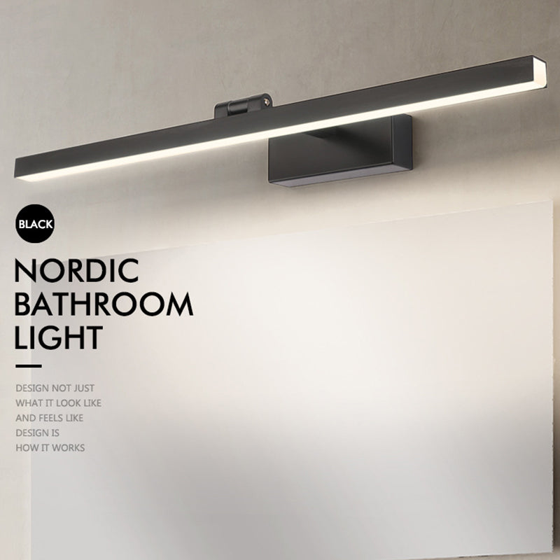 Nordic Style Simplicity Waterproof Vanity Light Rotatable Acrylic Liner LED Mirror Light for Washroom