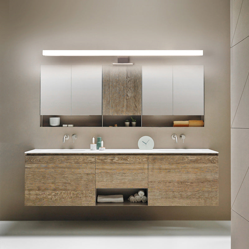 Minimalisme contemporain Mamorage de maquillage linéaire Lumière en aluminium ALLIAGE MUR MON MONT LED Vanité LED