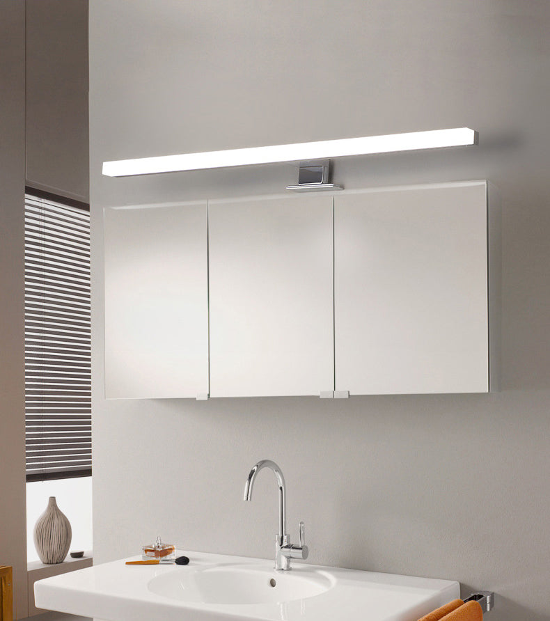 Contemporary Minimalism Linear Makeup Mirror Light Aluminum Alloy Wall Mount LED Vanity Light