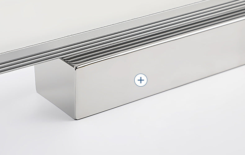 Linear Vanity Mirror Light Modern Style LED Acrylic Sconce Light Fixture with Stainless Steel Base