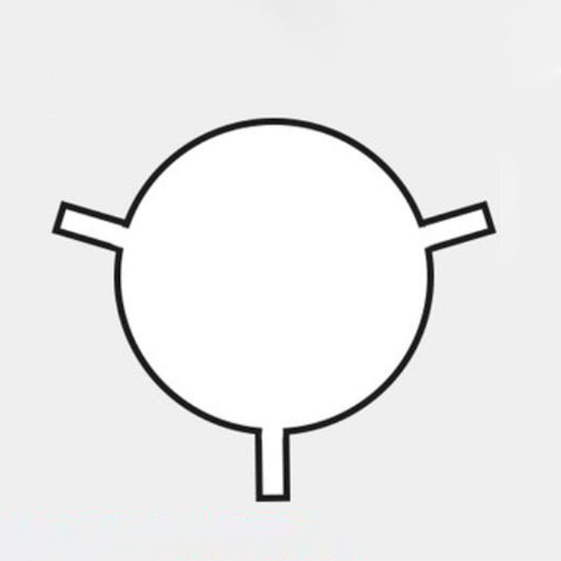 Molekulare Deckenleuchte, Neuheit, nordische schwarze LED-Unterputzleuchte für Büro