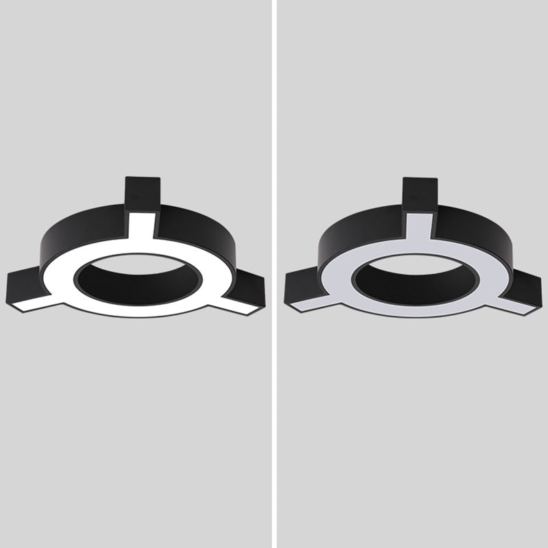 Molekulare Deckenleuchte, Neuheit, nordische schwarze LED-Unterputzleuchte für Büro