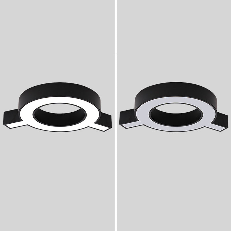 Molekulare Deckenleuchte, Neuheit, nordische schwarze LED-Unterputzleuchte für Büro