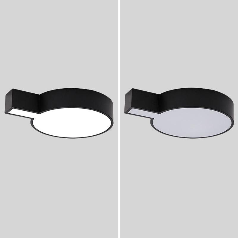 Molekulare Deckenleuchte, Neuheit, nordische schwarze LED-Unterputzleuchte für Büro