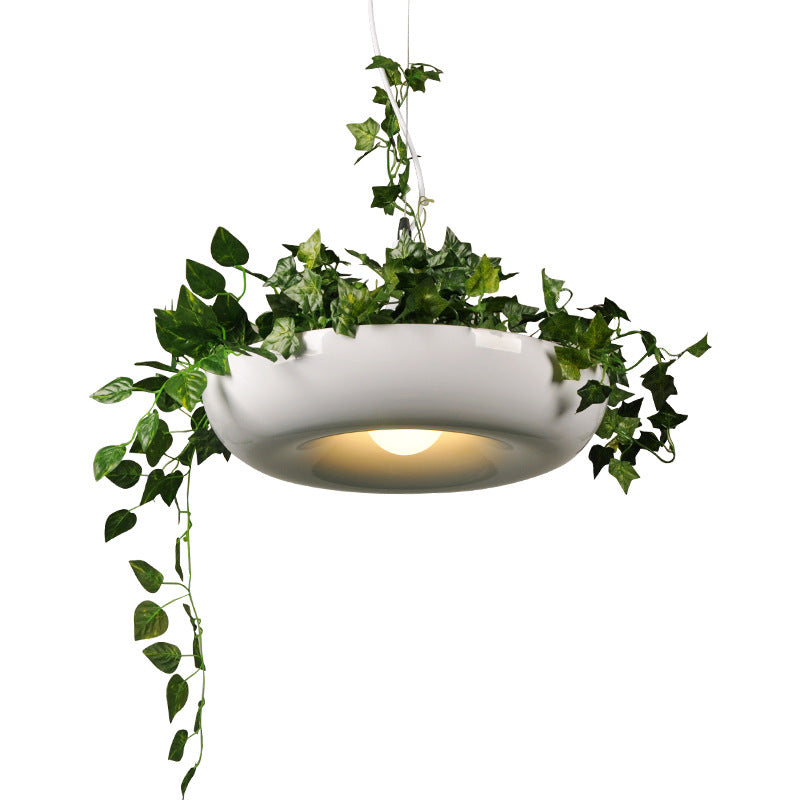 Industriële verfrissende planten hanglampen plafondlampen creatief een enkele licht hanglamp voor coffeeshop